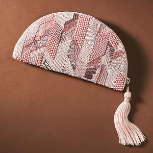 Monedero de Algodón Hecho a Mano con Cuentas para Adolescentes, Bolsa para Dinero de Bolsillo, Bolsa Personalizada al por Mayor, Diseño Colorido, Mardi Gras - Product Image 1