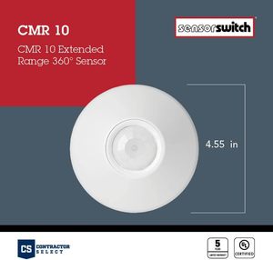 Sensor de Presencia por Infrarrojos Pasivo de Techo CMR 10 Contractor Select de Rango Extendido - Product Image 4