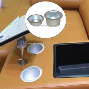 High Quality Universal Aluminium Cup Holder Drink Insert Cup Holder For Sofa Car Boat