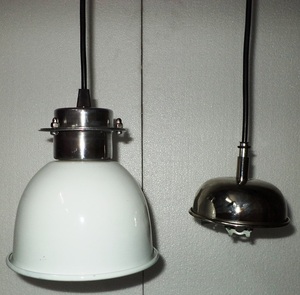 Lámpara Colgante LED E27 de Metal Negro con Pantalla de Campana, Tamaño Grande, Estilo Industrial Vintage para Dormitorio - Product Image 3