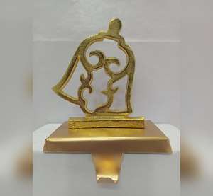 Decoración de Mesa Artesanal de Metal Dorado, Ecológica y Personalizable para el Hogar, Fiestas, Navidad y Decoración de Calcetines Navideños a Buen Precio - Product Image 4