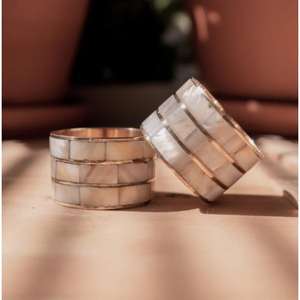 Anillos de Servilleta Decorativos de Metal de Lujo para Bodas, Accesorios Ecológicos para Mesa, Porta Servilletas - Product Image 2