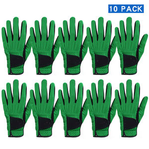 Vente en gros de gants de golf de qualité supérieure en cuir de mouton avec logo personnalisé gant de golf de couleur verte main gauche - Product Image 6