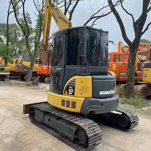เครื่องขุดมือสอง Komatsu 55สำหรับ5ton ใช้ Komatsu 55รถขุดที่มีความจุถังดีและการออกแบบที่มีประสิทธิภาพ - Product Image 2