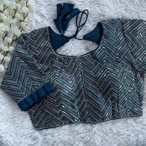 Blusa étnica elegante confeccionada tradicional de Boutique India pakistaní Ropa elegante y cómoda Diseñador Fancy Latest Ethnic - Product Image 2