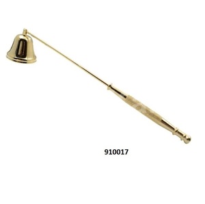 Vintage En Laiton Bougie Snuffer Avec Or Fini Poli - Product Image 6