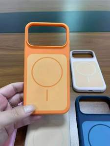 Hot bán đầy màu sắc Silicone trường hợp điện thoại vải mềm bên trong mở máy ảnh PC biểu tượng tùy chỉnh trường hợp điện thoại cho Iphone 17 Pro Max 17 không khí - Product Image 4