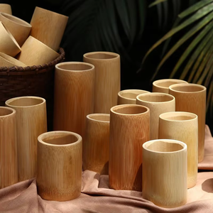 Gobelet en bambou rustique et durable Fabriqué au Vietnam Matériau écologique utilisé pour la décoration de la maison Décoration de table Vente en gros - Product Image 6