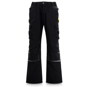 Pantalones de Trabajo Bundhose Terrax Talla Gr.58 Negro/Verde Lima TERRAX - Product Image 2