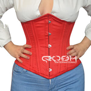 Fabricant OEM ODM de corsets sous-poitrine en coton rouge, fournisseur du Pakistan - Product Image 4