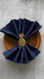 Rond de serviette en bois brun et or design classique décor de table à manger pour la maison décoration de table de dîner de fête de mariage quantité en vrac - Product Image 6