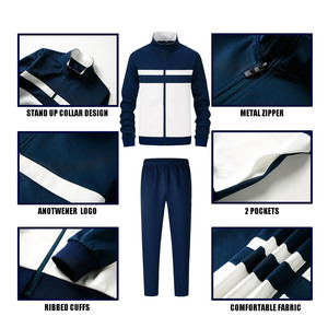 Pantalons de survêtement et sweats à capuche évasés personnalisés pour hommes Tech Fleece Tracksuits Cropped Puff Printing Hoodie and Stacked Jogger Sets Unisex - Product Image 4