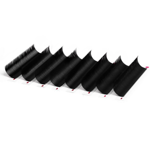 ชาร์มาแลชถาดต่อขนตาแคชเมียร์สีดำเคลือบด้านมีความเสถียรโค้ง - Product Image 2