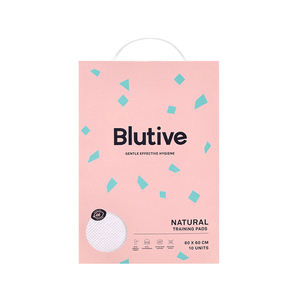 Almohadillas de Entrenamiento para Cachorros Blutive, Hechas con Fibras de Bambú, con Control de Olores y Protección Contra Fugas Superiores, 60x60 cm - 10 Unidades - Product Image 1