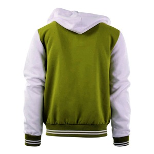 Veste universitaire Letterman personnalisée pour hommes col montant de gros pour la conduite de moto au printemps - Product Image 5