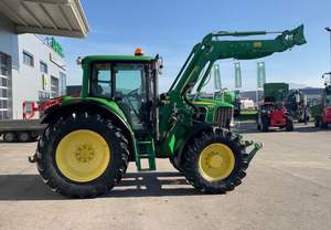 Tracteur John Deere 2025 d'occasion, 120 CV, 4 roues motrices, tracteur agricole 4x4, moteur diesel |   Tracteur John Deere 6215R MFWD d'occasion de 2017 - Product Image 3
