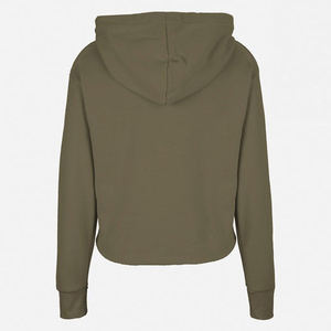 Sudadera con Capucha Corta de Algodón y Felpa para Mujer, Ropa Ligera de Alta Calidad al por Mayor, Fabricantes de Ropa Urbana, Personalizable - Product Image 4