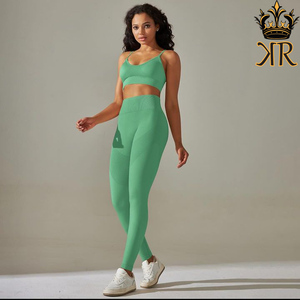 Pantalons de sport taille haute Leggings d'entraînement femmes Fitness Gym Leggings de yoga sans couture pour femmes - Product Image 4