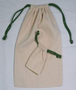 Bolsa de Joyería de Lona de Algodón Orgánico Reciclable al por Mayor, Bolsa con Cordón, Bolsa de Regalo Ecológica, Bolsa Personalizada con Logotipo Impreso - Product Image 4