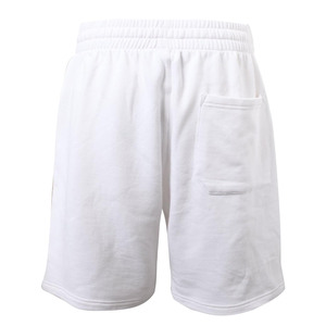 Short streetwear uni en coton pour hommes, short léger et respirant avec logo en molleton de coton 320GSM, mode estivale décontractée - Product Image 2