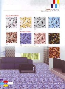 PIERRE SÉRIE 300x300mm Carrelages de sol en céramique de style classique Épaisseur de 6.5mm Look moderne durable pour les sols de supermarché - Product Image 2