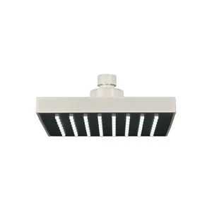 Scatola di 3 Foset 6 'ABS testa doccia quadrata con finitura satinata set di ferramenta da bagno senza braccio