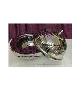 Design attrayant pour le service des aliments marmite chaude chauffe-plat marmite de luxe en acier inoxydable de qualité pour la vaisselle marmite pour le service des aliments - Product Image 2