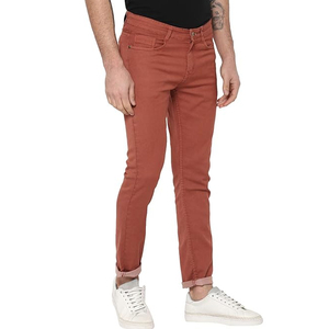 Fabricants personnalisés Pantalon en jean Baggy surdimensionné de haute qualité Rivet Rhinestone Jeans pour hommes - Product Image 2