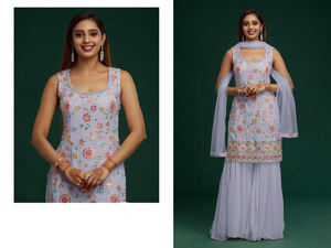 Vêtements pakistanais Salwar Kameez costume femmes pakistanaises robe Style indien robe musulmane pour les femmes matériel de qualité d'exportation - Product Image 5