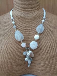 Collar de resina auxiliar, collar de joyería de moda, aspecto clásico para mujer, ropa de fiesta de boda, collar de resina, venta personalizada - Product Image 5