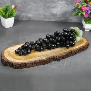 Bandeja de Servir de Madera con Acabado Pulido Elegante, Apta para Uso Doméstico y en Restaurantes, para Comidas, Fiestas, Aperitivos y Bebidas, Duradera, Elegante y Ecológica - Product Image 5