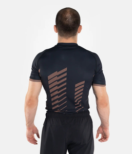 Camiseta de Protección Solar Transpirable de Secado Rápido con Estampado Personalizado para Hombre, Manga Corta, de Una Pieza, Estilo Modesto, Venta al Por Mayor - Product Image 2