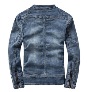 Jeans en coton uni bleu pour hommes fabriqués au Pakistan, vestes d'extérieur, prix de gros - Product Image 2