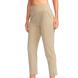 Pantalons de golf à jambe droite pour femmes de haute qualité pantalons courts extensibles pantalons longs de golf anti-rétrécissement bas de golf respirant - Product Image 2