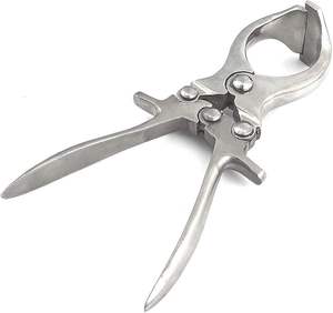 Pinza de Castración Quirúrgica, Instrumentos Veterinarios de Acero Inoxidable - Emasculador para Ganado, Corderos, Cabras - Product Image 1