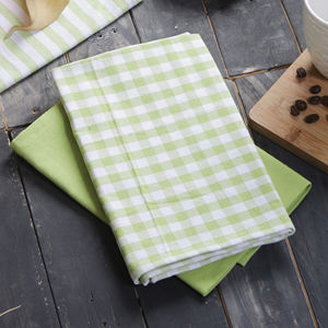 Juego de 32 piezas de secado rápido, toallas de cocina tejidas de algodón reciclado, toalla de mano multiusos para baño, Golf, hilo liso teñido impreso - Product Image 4