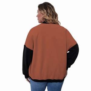 Vestes d'université de couleur personnalisée pour femmes, vestes chaudes et confortables en coton/polaire avec Logo de marque - Product Image 6