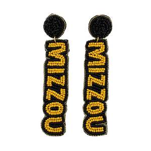 Mignon travail manuel perlé broderie HOTTY TODDY boucles d'oreilles pendantes élégant élégant fantaisie Premium et luxe bijoux pour fille - Product Image 2