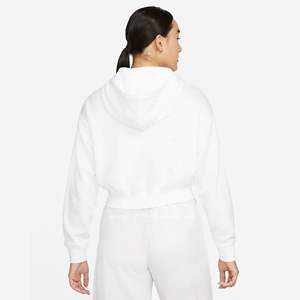 Pull à capuche uni blanc coupe régulière pour homme 100% coton doux au toucher poche kangourou hiver court à capuche Streetwear - Product Image 2