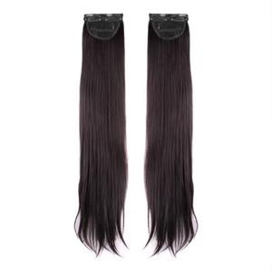 Clip de patch latéral brun naturel double dessiné de 22 pouces dans l'extension indienne Invisible longue et droite de bonne qualité Patch latéral Remy Hair - Product Image 2
