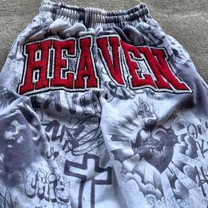 ชุดเซ็ตเสื้อฮู้ดดี้และกางเกงจ็อกเกอร์ทรงบาน ผ้าฝ้ายเฟรนช์เทอร์รี่เนื้อหนา ซิปหน้า พิมพ์ลาย DTG ทั่วตัว ผ้าฝ้าย 100% น้ำหนักมาก - Product Image 5