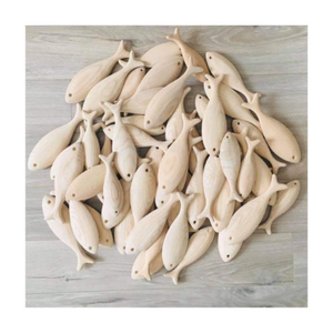 Sumérjase en la diversión ecológica con nuestros hermosos juguetes de peces de Madera hechos a mano para un tiempo de juego creativo - Product Image 1