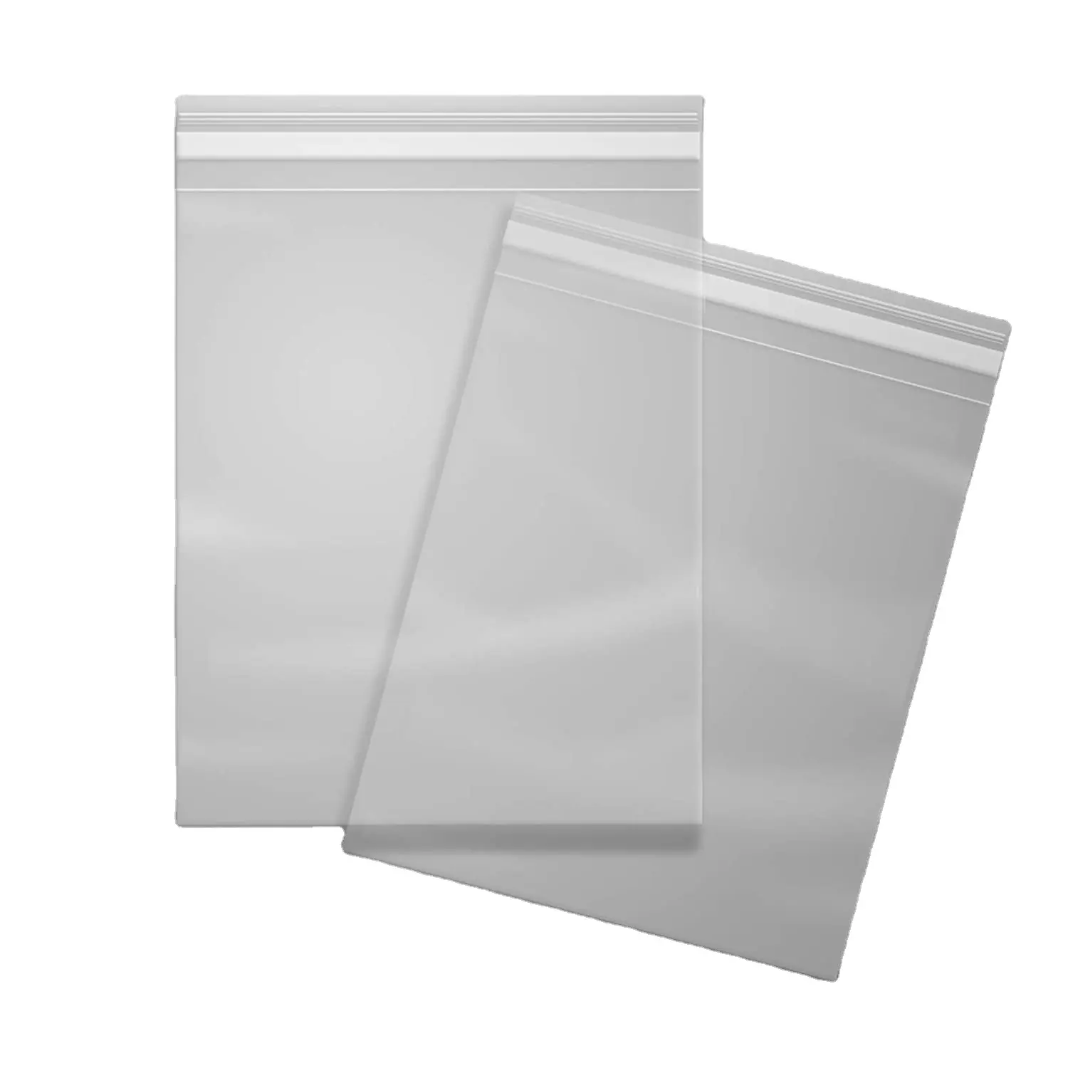 Hot Christmas Sale Lagerung Verwendung Druck verschluss Günstige Bulk PE Kunststoff Reiß verschluss Benutzer definierte HDPE LDPE Custom ized Transparent Material