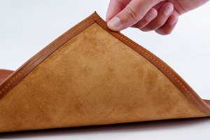 Elegant Brown Genuine Leather <b>Place</b> <b>Mat</b> for Restaurant Dining <b>Table</b> Waterproof Heat Resistant Smell Proof Heavy Duty Comfortable - Product Image 6