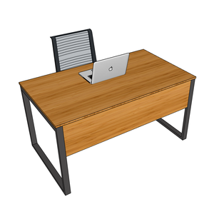 โต๊ะคอมพิวเตอร์ RecBamboo 140x80 ซม. รุ่น BFRB006 พร้อมขาเหล็กประกอบสำเร็จ - Product Image 3