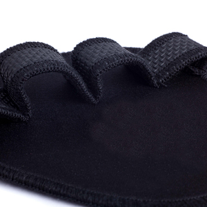 Meilleurs accessoires de poignées de gymnastique Anti-Slip Cross Training Haltérophilie Fitness Fingerless Grip Pad Néoprène Pull-On Closure pour - Product Image 2