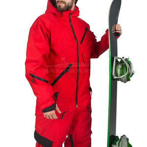 2025 vente chaude Logo personnalisé combinaison de Ski col à capuche respirant fermeture à glissière disponible différentes couleurs en gros vêtements de Ski - Product Image 4