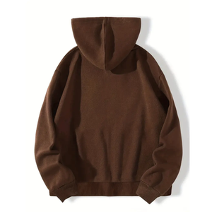Meilleure vente 100% coton pull à capuche à manches régulières pour hommes noir tailles 6XL Logo personnalisé impression bouffante automne écologique - Product Image 1