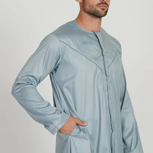 Túnicas de Algodón Estilo Saudí 2025, Ropa Casual Transpirable y Ligera, Moda para Eid, Ramadán y Hajj, Buen Precio, la Mejor para Musulmanes - Product Image 5