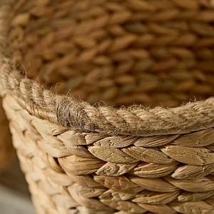 Natural Woven Water Hyacinth Medium <b>Wall</b> <b>Basket</b> Handmade Storage <b>Basket</b> Wholesale eco-friendly Made in Vietnam - Product Image 3